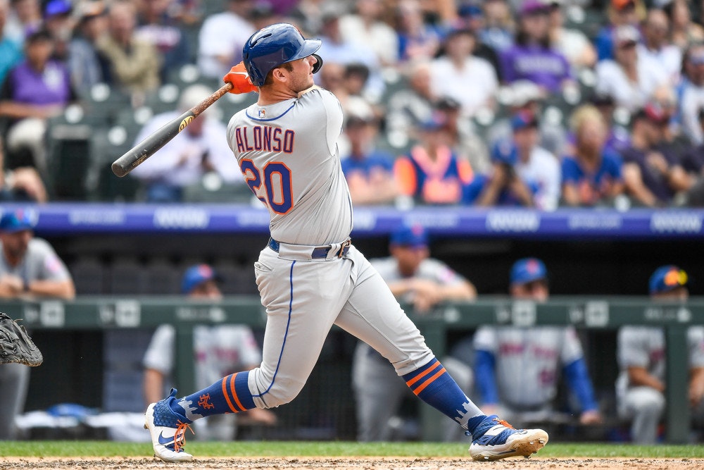 Mets rookie Alonso sets team record with 42nd home run
