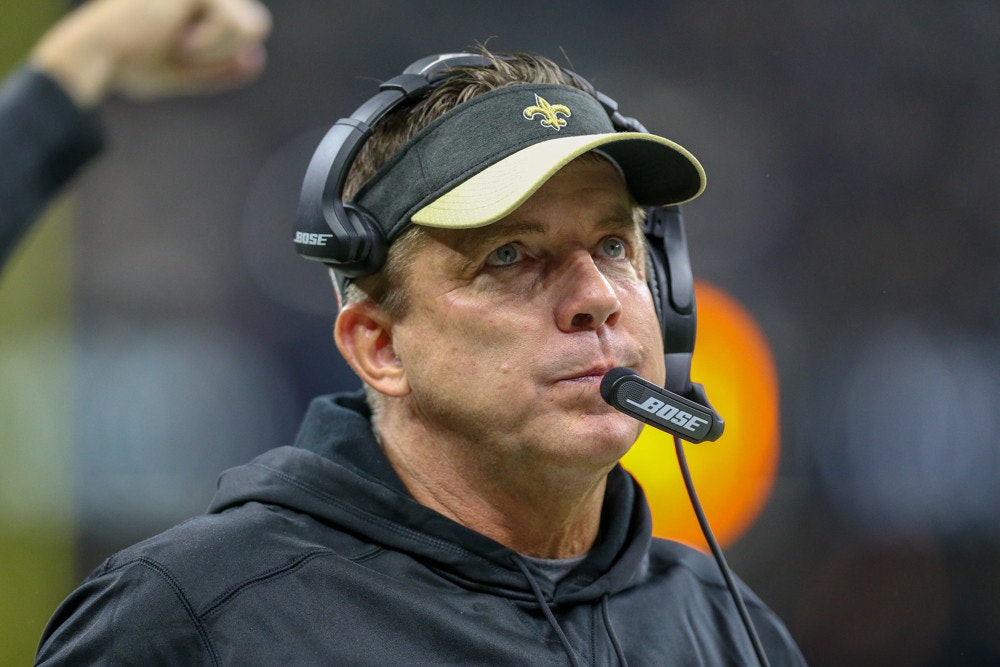 New Orleans Saints coach Sean Payton says he is stepping down