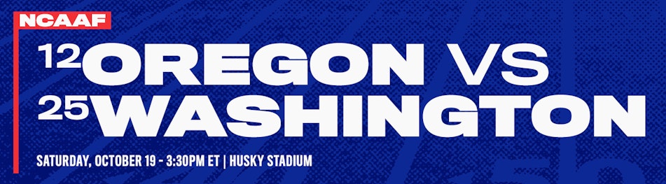 Oregon vs Washington NCAAF