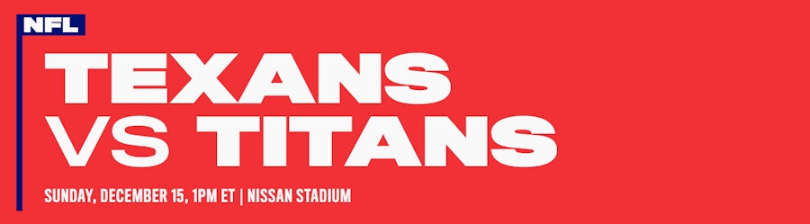 Houston Texans vs Tennessee Titans NFL