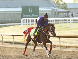 Continuar (JPN) trains for the Kentucky Derby 2023