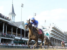 Maxfield winning the Stephen Foster S. (G2) at Churchill Downs - Coady Photography