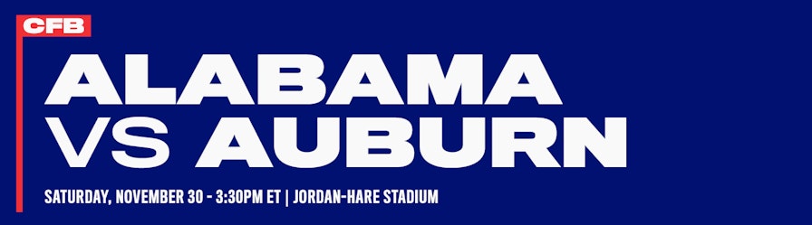 Alabama vs Auburn NCAAF