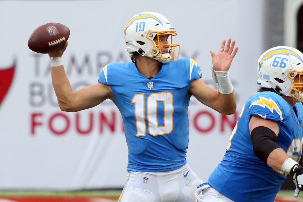 Chiefs vs. Chargers: The best Justin Herbert player prop bets for TNF