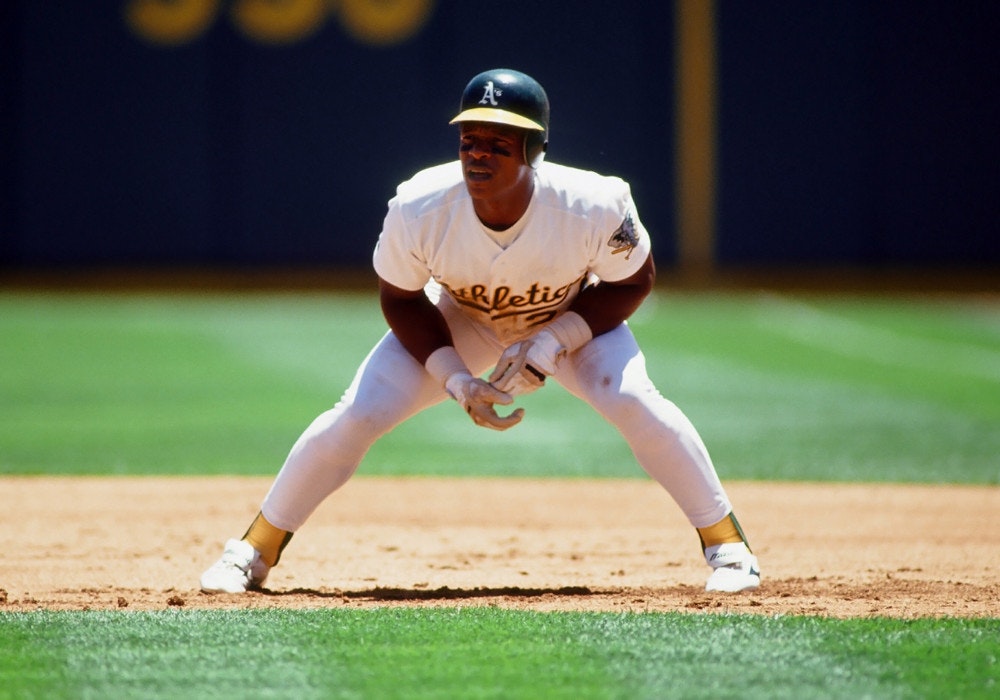 July 15, 2017 Oakand Athletics - Rickey Henderson White Oakland