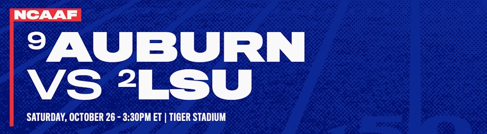 Auburn vs LSU NCAAF