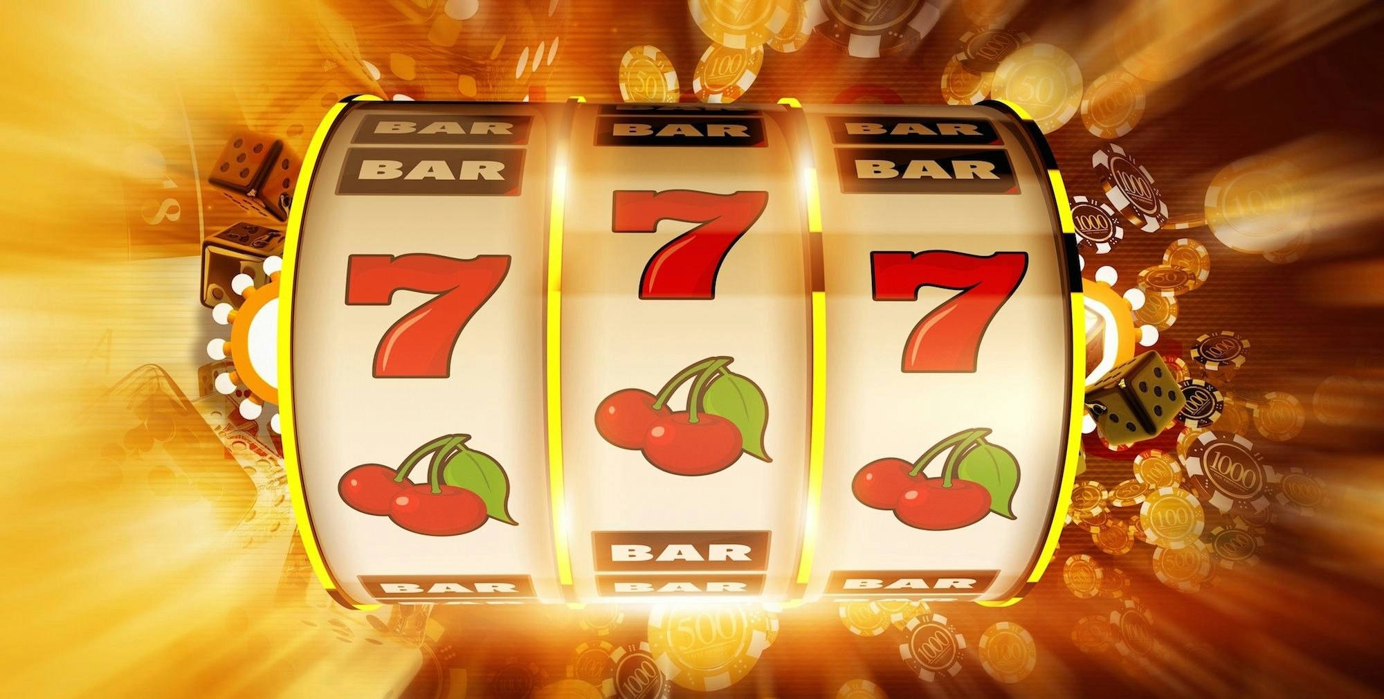 Lucky 7 Bar Slot Machine